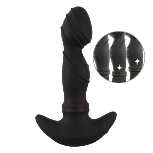 Anos Vibrating Prostate Plug with Moving Rings from Nice 'n' Naughty