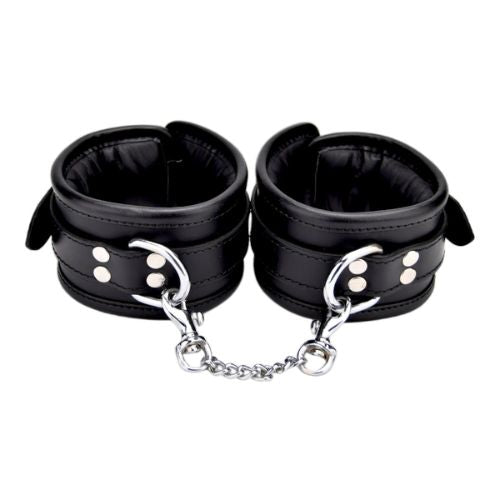 BOUND Leather Wrist Restraints Black from Nice 'n' Naughty