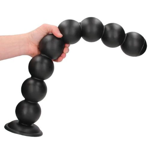 Ouch! Xtreme Balls of Lust Anal Plug Black from Nice 'n' Naughty