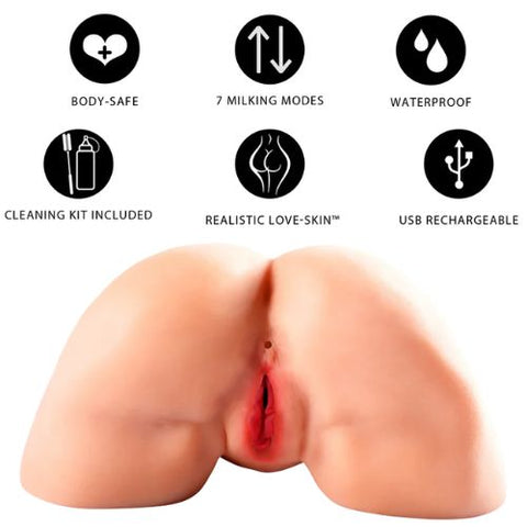 Bangers Tight Milking Pussy Masturbator Light Skin Tone from Nice 'n' Naughty