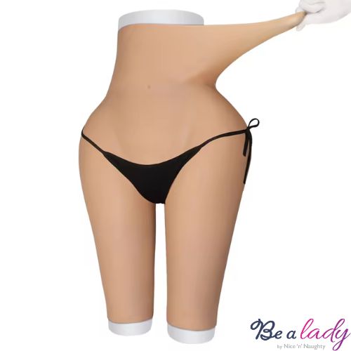 Be a Lady Long Length Butt Enhancer Pants Natural Skin Tone from Nice 'n' Naughty