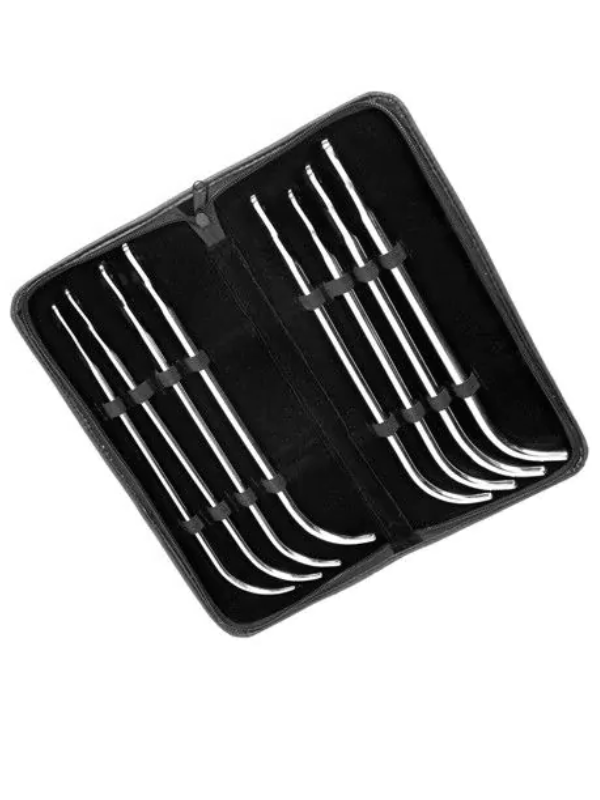 Black Label 8 Pcs. Van Buren Urethral Sounds Set from Nice 'n' Naughty