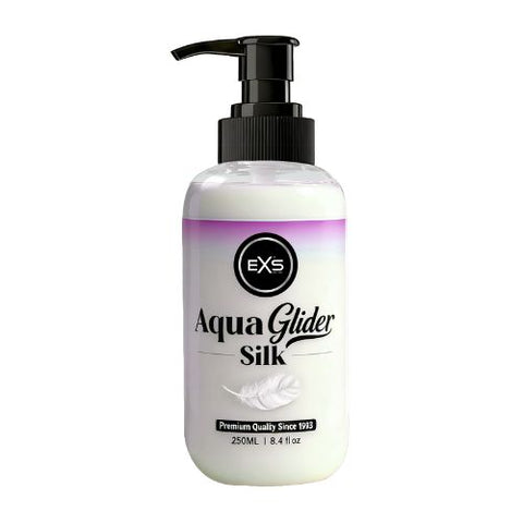 EXS AQUA GLIDER Silk 250ML White LUBRICANT BOTTLE from Nice 'n' Naughty