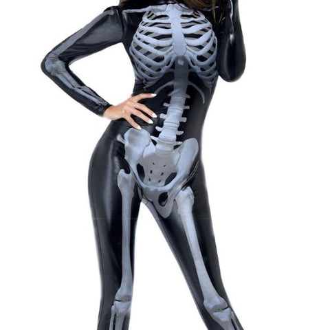 Fever Miss Whiplash Skeleton Costume from Nice 'n' Naughty