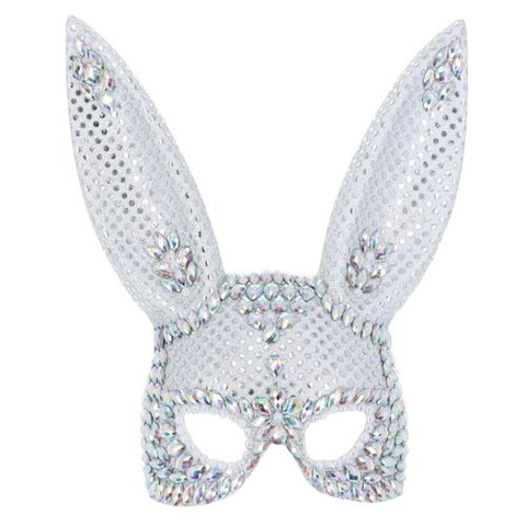 Fever Silver Jewel Bunny Mask from Nice 'n' Naughty