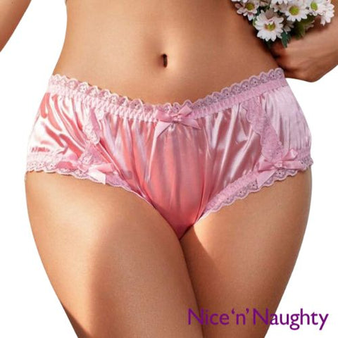 Frilly Knickers w Bow Pink from Nice 'n' Naughty