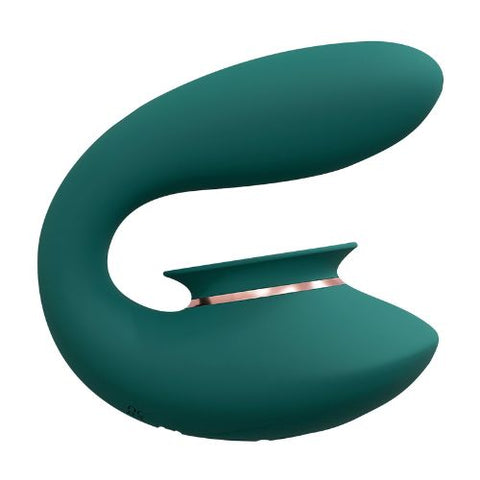 Innovation Twitch 3 Vibrator w Suction Forest Green from Nice 'n' Naughty