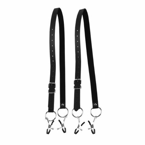 Labia Spreader with Clamps Black from Nice 'n' Naughty