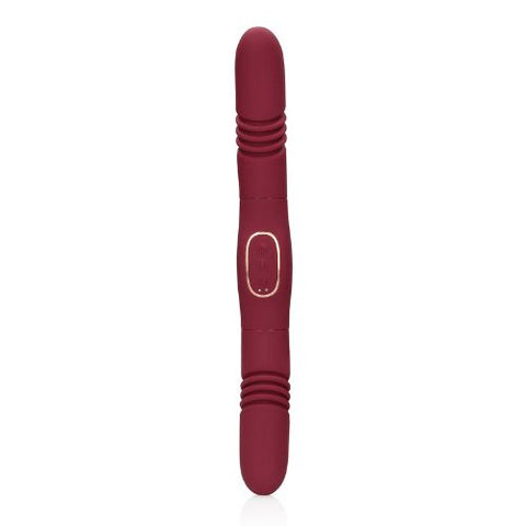 Loveline Double-Sided Thrusting Vibrator Merlot Grape from Nice 'n' Naughty