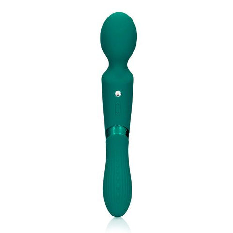 Loveline Double-Sided Vibrating Wand Green Gable from Nice 'n' Naughty