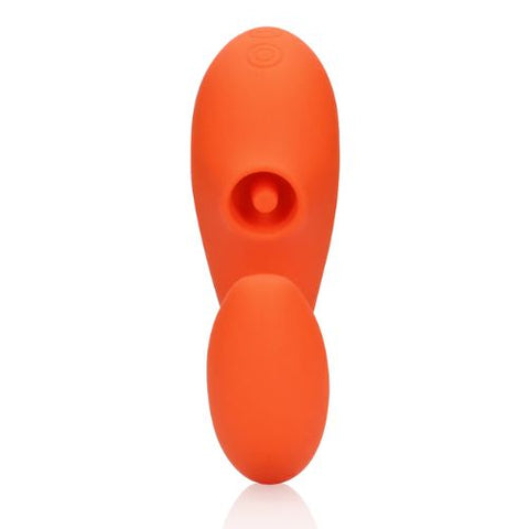 Loveline G-Spot Vibrator with Clitoral Pulse Wave - Untamed Orange from Nice 'n' Naughty