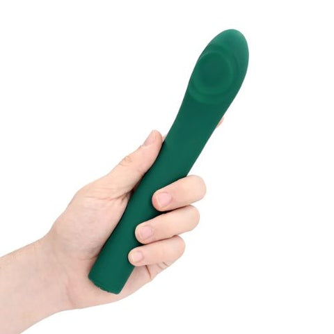 Loveline Pulse Wave G-Spot Vibrator Green Crystal from Nice 'n' Naughty