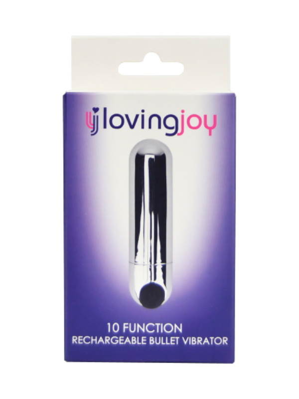 Loving Joy 10 Function Rechargeable Bullet Silver from Nice 'n' Naughty