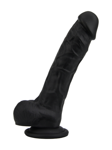 Loving Joy Realistic Silicone Dildo w Suction Cup & Balls