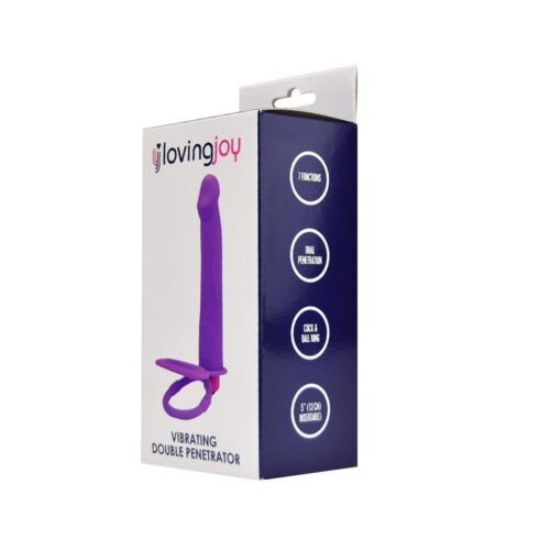 Loving Joy Double Penetration Strap On Vibrator from Nice 'n' Naughty