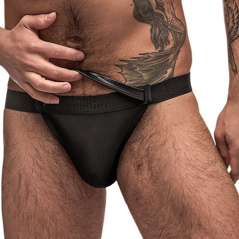 Male Power Grip n Rip Binini Brief Black from Nice 'n' Naughty