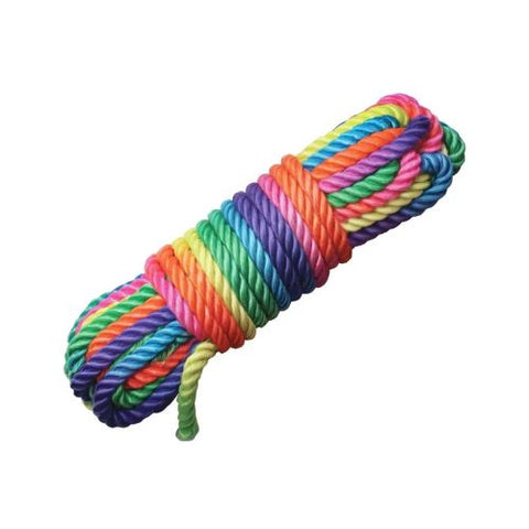 Master Series Rainbow Rope 16ft from Nice 'n' Naughty