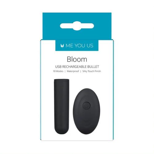 Me You Us Bloom Rechargeable Bullet Black from Nice 'n' Naughty