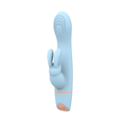 Mina Hail Come Hither Rabbit Vibrator Pale Blue from Nice 'n' Naughty