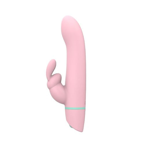 Mina Ripple Vibrating & Rotating Rabbit Vibrator Pale Pink from Nice 'n' Naughty