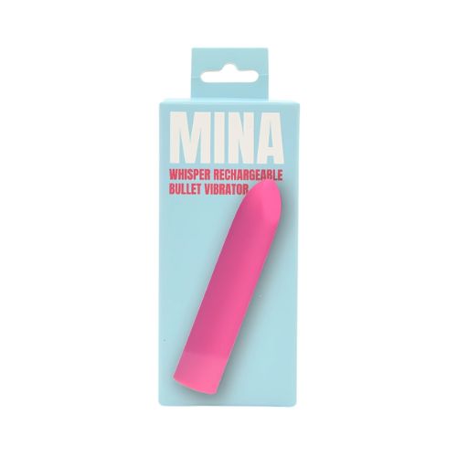Mina Whisper Rechargeable Bullet Vibrator Pink from Nice 'n' Naughty