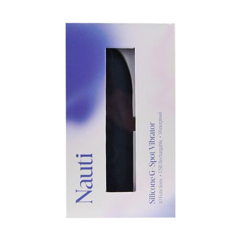 NAUTI Silicone G-Spot Vibrator Midnight Blue from Nice 'n' Naughty