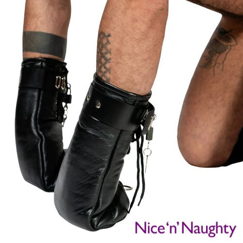 Nice ’n’ Naughty Lockdown Bondage Mittens from Nice 'n' Naughty