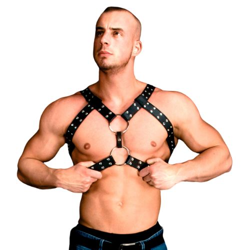 Ouch! Andres Male Harness Black from Nice 'n' Naughty