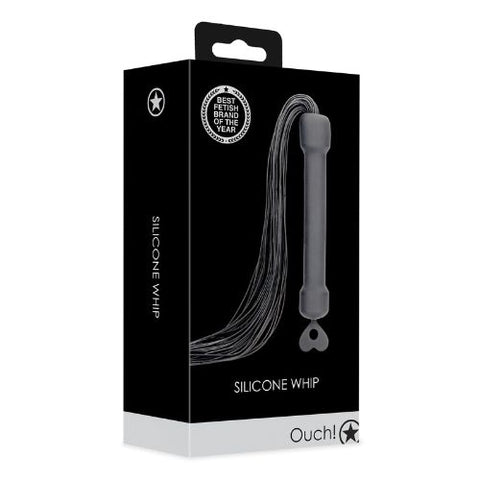 Ouch! Beginners Silicone Whip Black from Nice 'n' Naughty