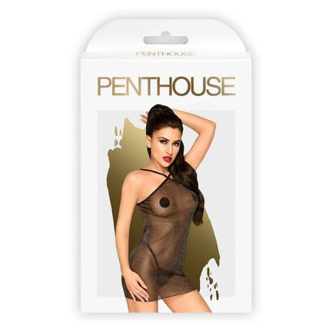 Penthouse Bombshell Mini Dress Black from Nice 'n' Naughty