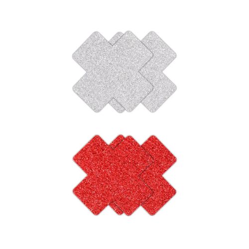 Pretty Pasties Glitter Pasties Crosses from Nice 'n' Naughty