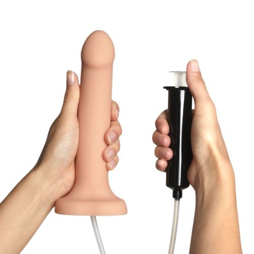 Strap On Me  Squirting Cum Dildo Semi-Realistic Vanilla from Nice 'n' Naughty