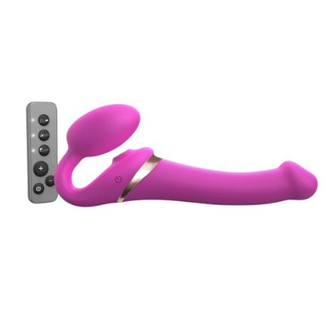 Strap On Me  Multi Orgasm Bendable Strap-On Fuchsia from Nice 'n' Naughty