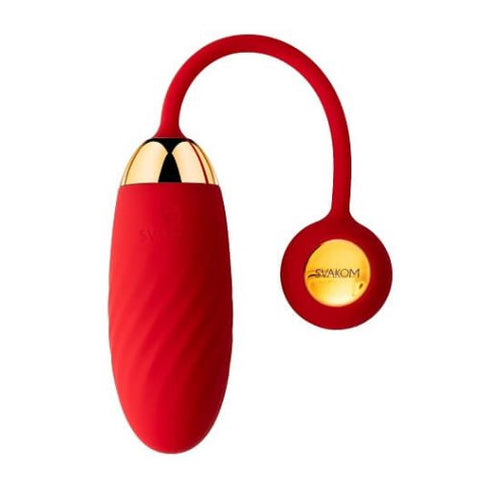 Svakom Ella Neo Interactive App Controlled Vibrating Egg Red from Nice 'n' Naughty