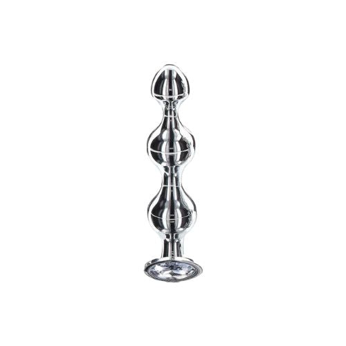 ToyJoy Anal Play Diamond Star Beads Silver from Nice 'n' Naughty