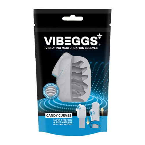 VIBEGGS Candy Curves Vibrating Masturbation Sleeve from Nice 'n' Naughty