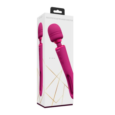 Vive Kiku Double Ended Wand Pink Silicone from Nice 'n' Naughty