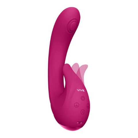Vive Miki Pulse Wave & Flickering G-Spot Vibrator Pink from Nice 'n' Naughty