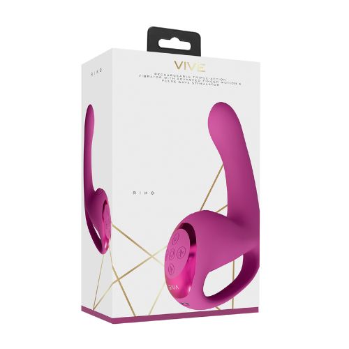 Vive Riko - Triple Motor Thumper with Advanced Finger Motion & Pulse Wave Stimulator - Pink from Nice 'n' Naughty