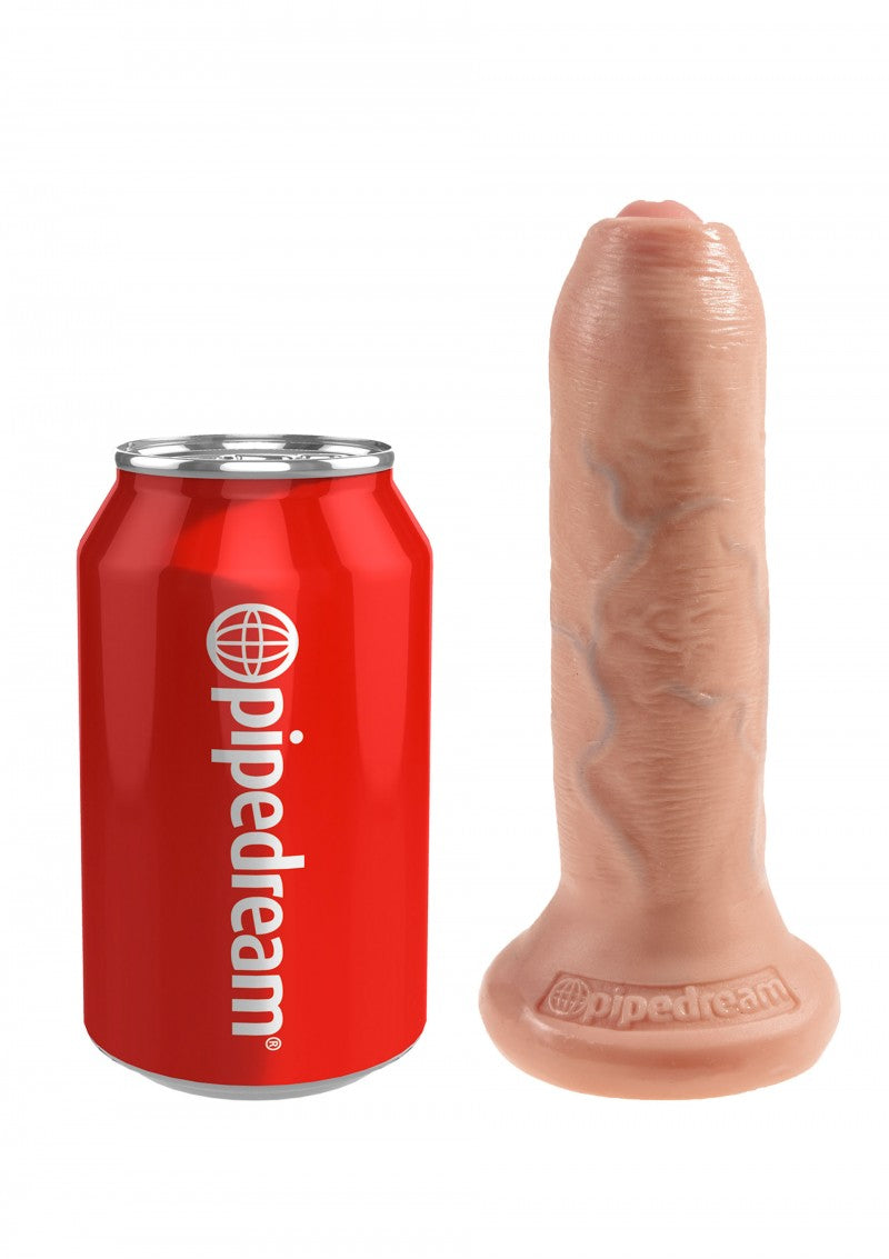 King Cock 6" Uncut Dildo