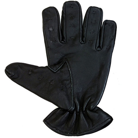 Rouge Leather Vampire Gloves